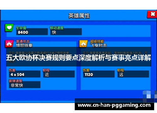 五大欧协杯决赛规则要点深度解析与赛事亮点详解
